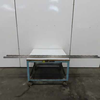 Linear Bearing Profile Rails 96-3/4" x 45mm Wide  x 38mm Tall Lot/2