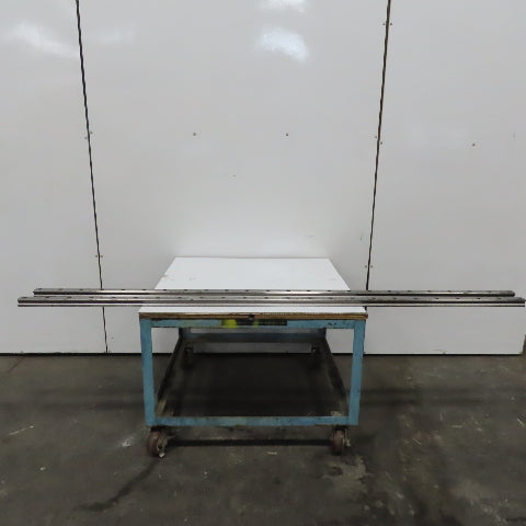 Linear Bearing Profile Rails 96-3/4" x 45mm Wide  x 38mm Tall Lot/2