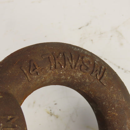14.7KN/SWL M30 Lifting Eye Bolt 2-1/2" ID Lot Of 2