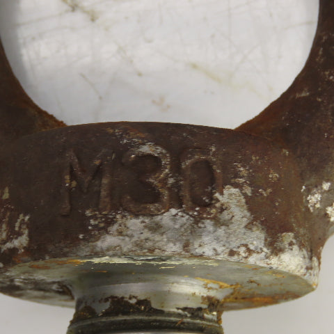 14.7KN/SWL M30 Lifting Eye Bolt 2-1/2" ID Lot Of 2