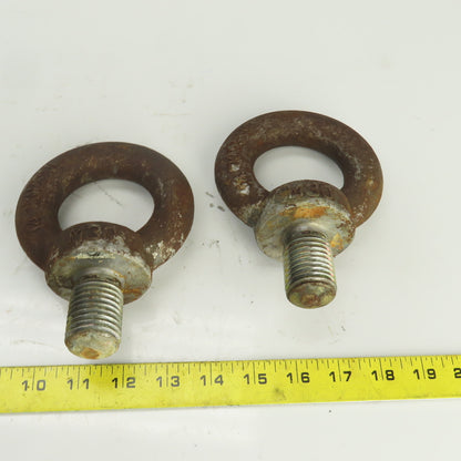 14.7KN/SWL M30 Lifting Eye Bolt 2-1/2" ID Lot Of 2