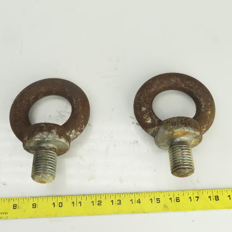 14.7KN/SWL M30 Lifting Eye Bolt 2-1/2" ID Lot Of 2