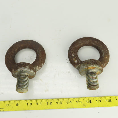 14.7KN/SWL M30 Lifting Eye Bolt 2-1/2" ID Lot Of 2