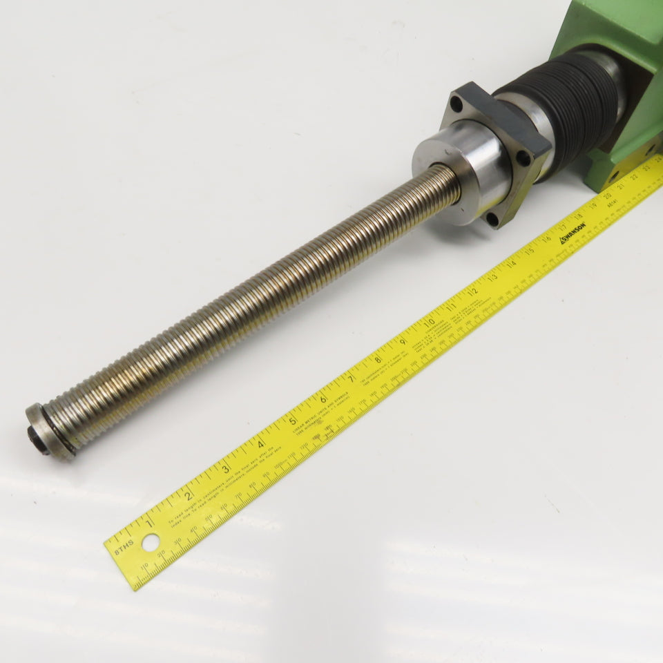 AGIE Agiecut 100 X-Axis Ball Screw Ball Nut Motor Assembly 300mm Travel