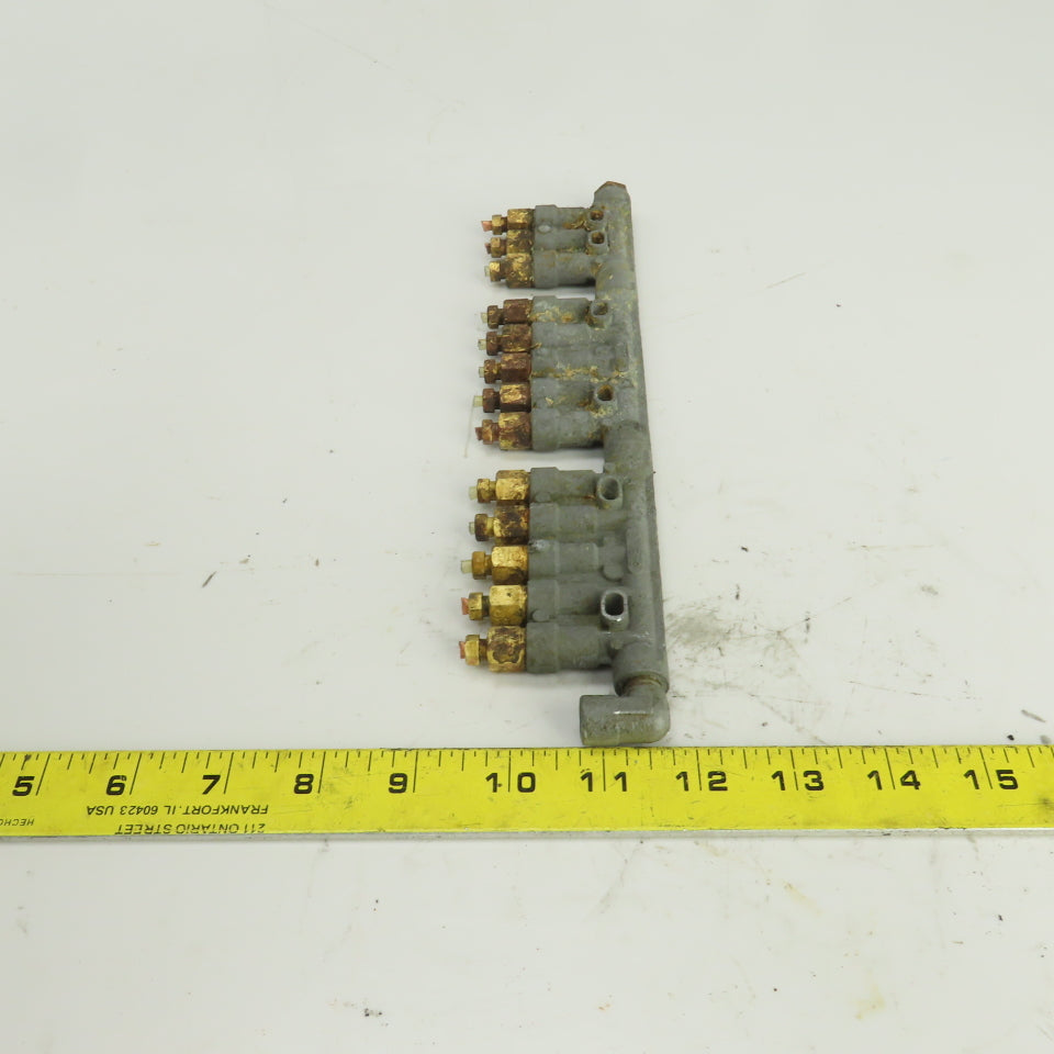 Chiba Style 345 Piston Oil Distributor Block 13 Position