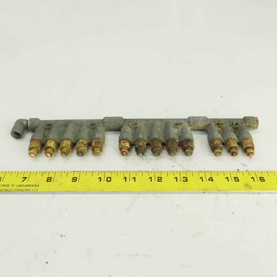 Chiba Style 345 Piston Oil Distributor Block 13 Position