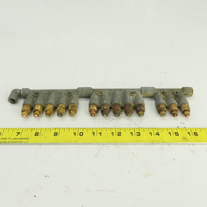 Chiba Style 345 Piston Oil Distributor Block 13 Position