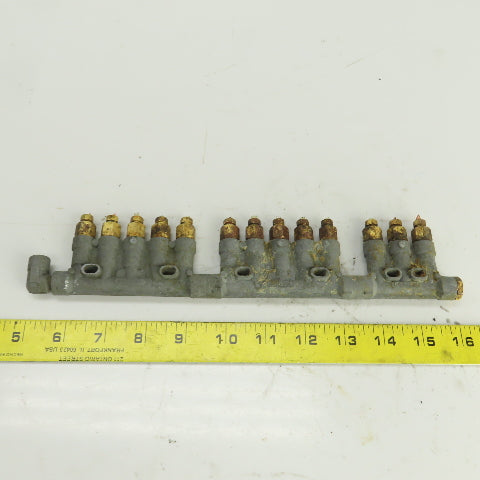 Chiba Style 345 Piston Oil Distributor Block 13 Position