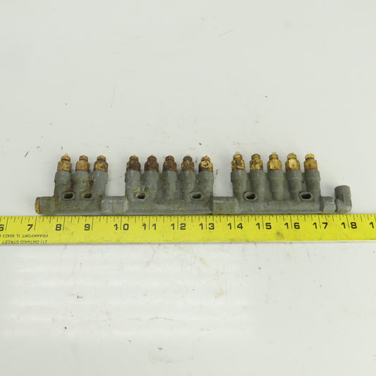 Chiba Style 345 Piston Oil Distributor Block 13 Position