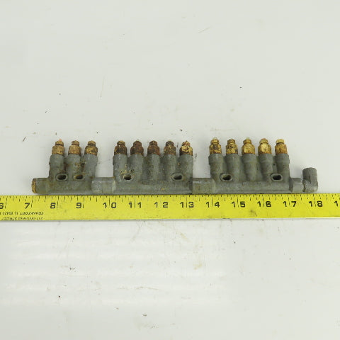 Chiba Style 345 Piston Oil Distributor Block 13 Position