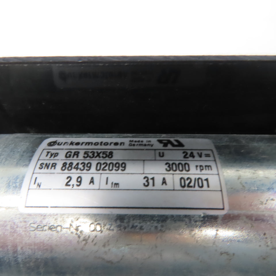 AGIE Agiecut 100 EDM Wire Feed Spool Motor Assembly