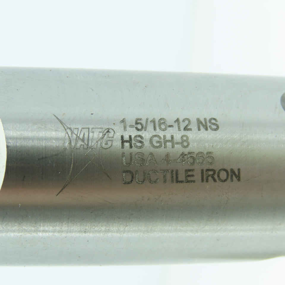 NATC 1-5/16"- 14 Bottoming Tap Straight 4 Flute 2-1/2" Thread Length 5-3/4" OAL