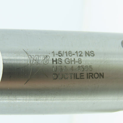 NATC 1-5/16"- 14 Bottoming Tap Straight 4 Flute 2-1/2" Thread Length 5-3/4" OAL