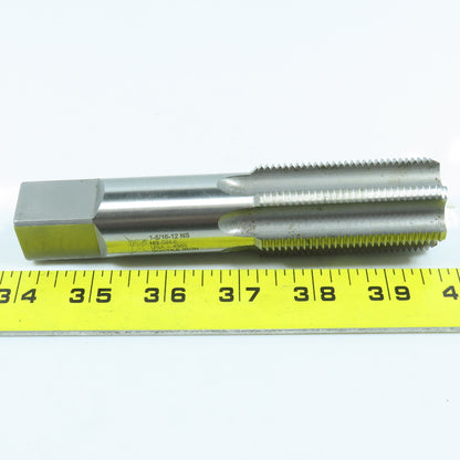 NATC 1-5/16"- 14 Bottoming Tap Straight 4 Flute 2-1/2" Thread Length 5-3/4" OAL