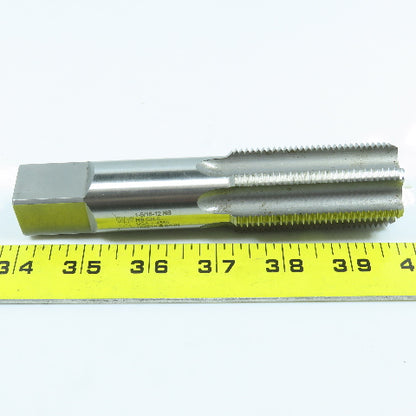 NATC 1-5/16"- 14 Bottoming Tap Straight 4 Flute 2-1/2" Thread Length 5-3/4" OAL