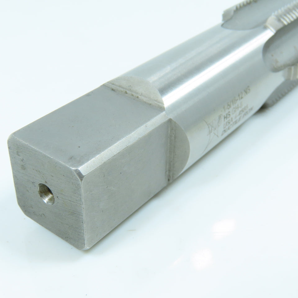 NATC 1-5/16"- 14 Bottoming Tap Straight 4 Flute 2-1/2" Thread Length 5-3/4" OAL