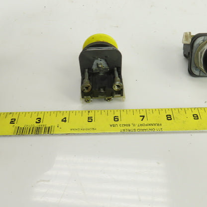 Allen Bradley 800T-D Ser T 600V Momentary Contact E-Stop Switches Lot Of 3