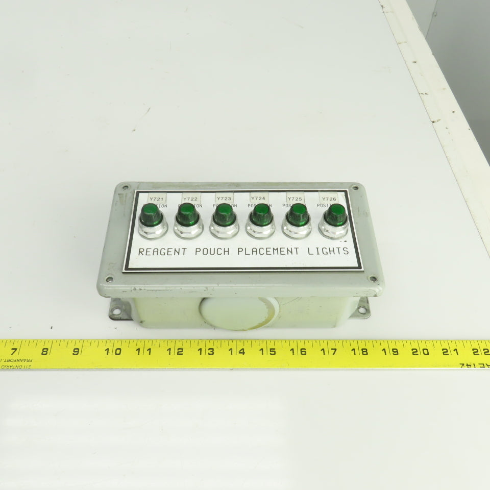 Square D B3127C 6 Green Signal Light Display Center 24-28VDC