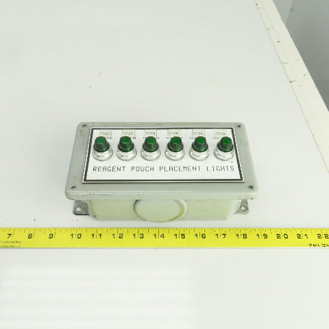 Square D B3127C 6 Green Signal Light Display Center 24-28VDC