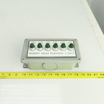 Square D B3127C 6 Green Signal Light Display Center 24-28VDC
