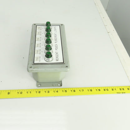 Square D B3127C 6 Green Signal Light Display Center 24-28VDC
