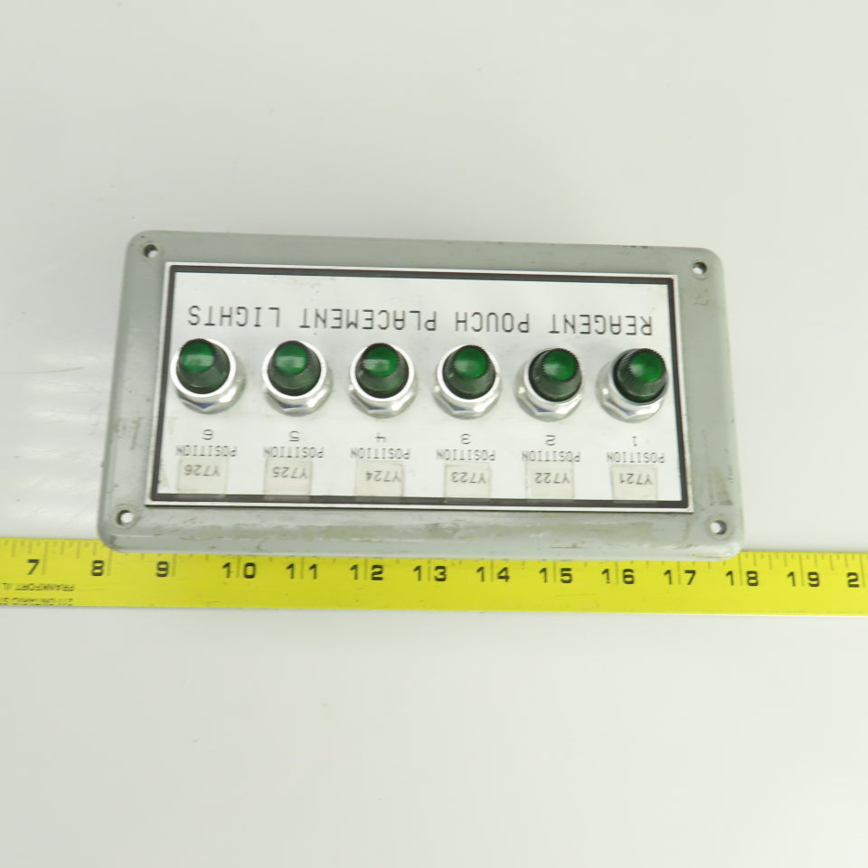Square D B3127C 6 Green Signal Light Display Center 24-28VDC