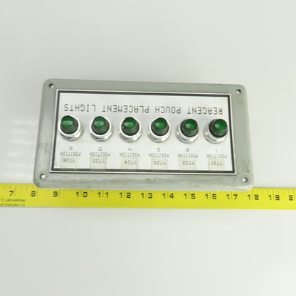 Square D B3127C 6 Green Signal Light Display Center 24-28VDC