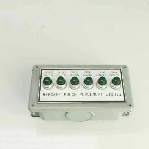 Square D B3127C 6 Green Signal Light Display Center 24-28VDC