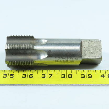 Regal-Beloit 1-3/4"-7 NS Straight Plug Tap 6 Flute GH-6 Made in USA