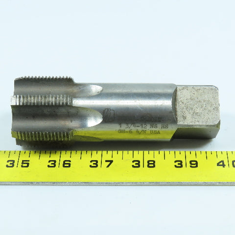 Regal-Beloit 1-3/4"-7 NS Straight Plug Tap 6 Flute GH-6 Made in USA