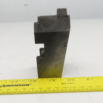 Lathe Chuck Jaw Tongue And Groove W/ Replaceable Contact Tips Lot Of 3