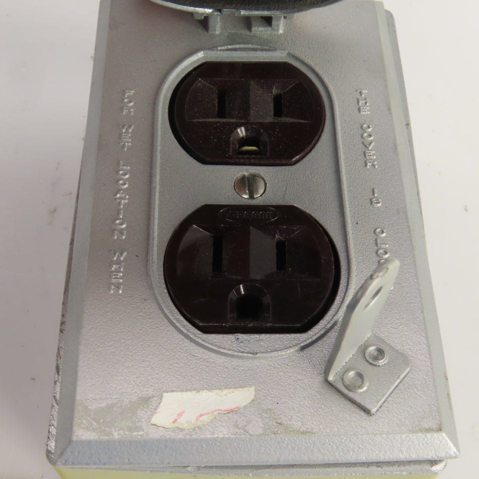 Hubbell Wet Locations When Closed Dual 115V Outlet