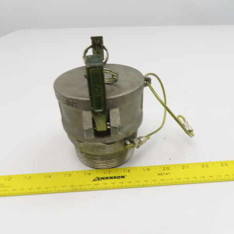 3DC 3F 3" Aluminum Type F Male Female Camlock Adaptor And Cover