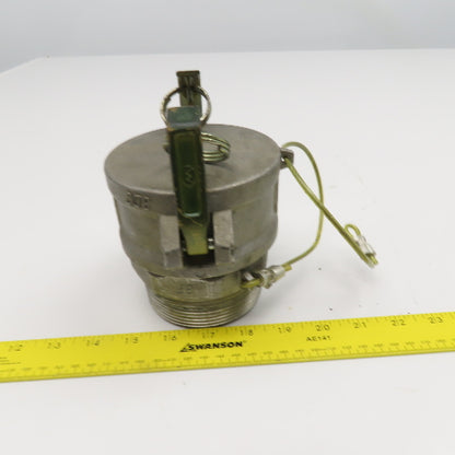 3DC 3F 3" Aluminum Type F Male Female Camlock Adaptor And Cover