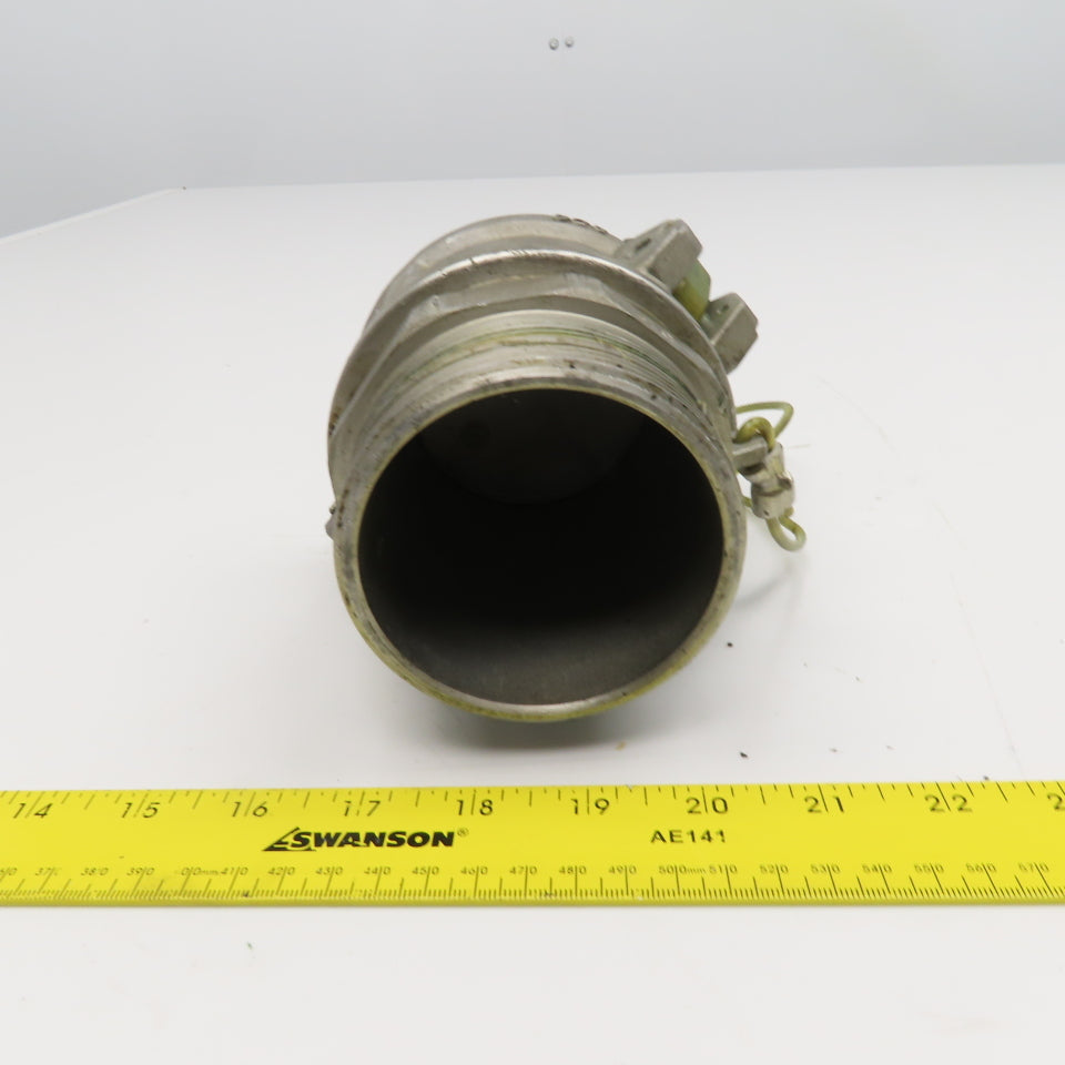 3DC 3F 3" Aluminum Type F Male Female Camlock Adaptor And Cover
