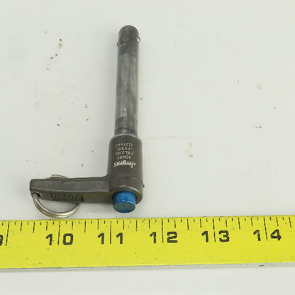 Jergens 801489 Push Button Quick Release Pin l-Handle 1/2"x3-3/8" Useable Length