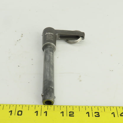 Jergens 801489 Push Button Quick Release Pin l-Handle 1/2"x3-3/8" Useable Length
