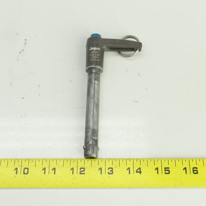 Jergens 801489 Push Button Quick Release Pin l-Handle 1/2"x3-3/8" Useable Length