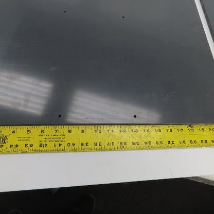 PVC Type 1 Polyvinylchloride Sheet 41-1/2" L x 24" W x 3/8" Thick Gray Lot Of 2