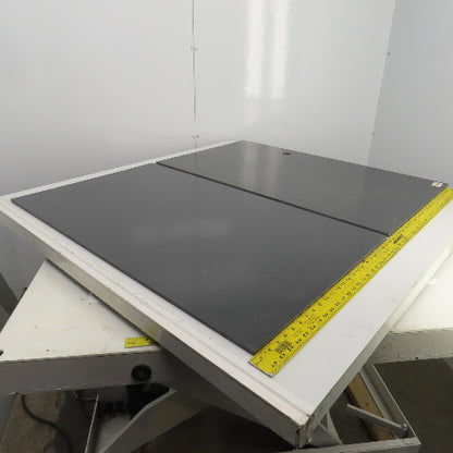 PVC Type 1 Polyvinylchloride Sheet 41-1/2" L x 24" W x 3/8" Thick Gray Lot Of 2