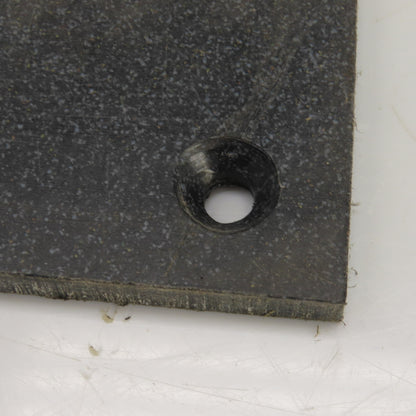 39-1/2" L x 29-1/2" W x 3/8" Thick Black/Speckled PVC Sheet Lot Of 2