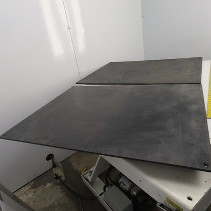 39-1/2" L x 29-1/2" W x 3/8" Thick Black/Speckled PVC Sheet Lot Of 2