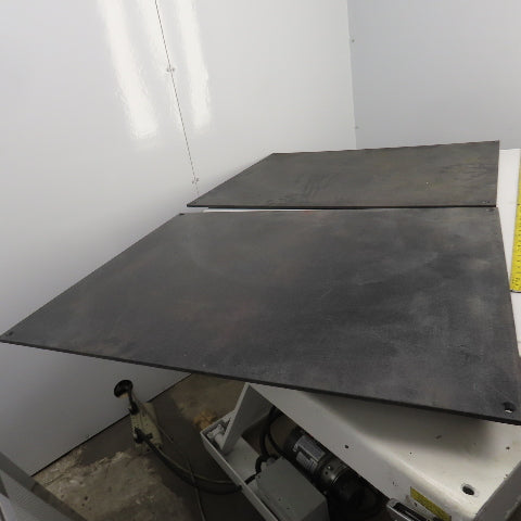 39-1/2" L x 29-1/2" W x 3/8" Thick Black/Speckled PVC Sheet Lot Of 2