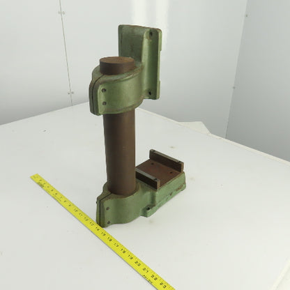 Famco BT-5 Cast Iron 19" OAH Adjustable Height Machine Column Head 5" x 5" Base