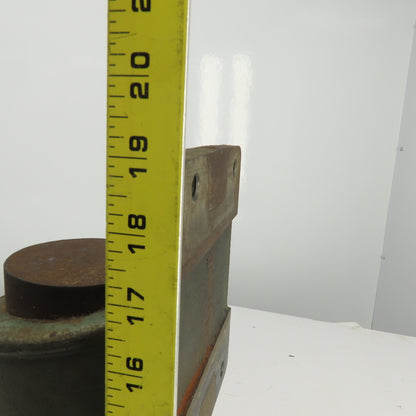 Famco BT-5 Cast Iron 19" OAH Adjustable Height Machine Column Head 5" x 5" Base