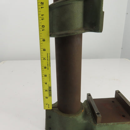 Famco BT-5 Cast Iron 19" OAH Adjustable Height Machine Column Head 5" x 5" Base