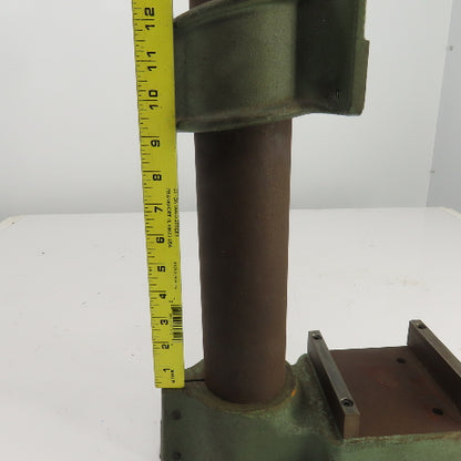 Famco BT-5 Cast Iron 19" OAH Adjustable Height Machine Column Head 5" x 5" Base