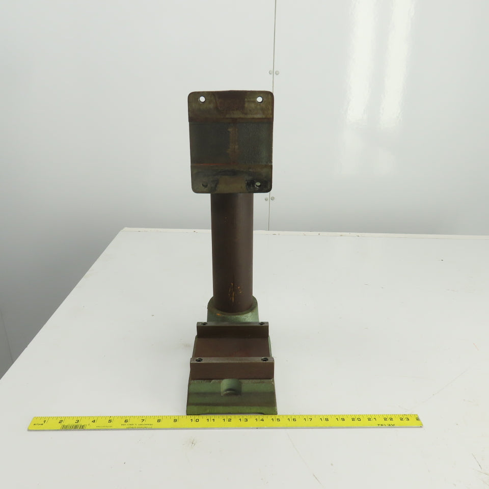 Famco BT-5 Cast Iron 19" OAH Adjustable Height Machine Column Head 5" x 5" Base