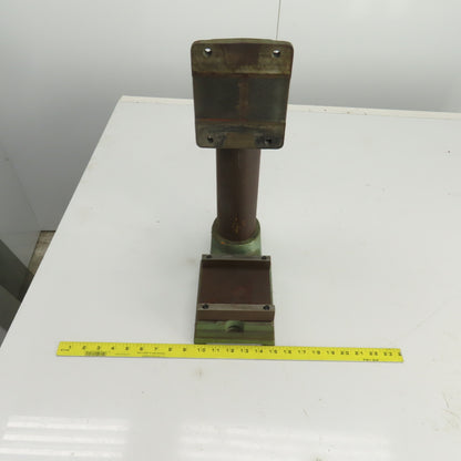 Famco BT-5 Cast Iron 19" OAH Adjustable Height Machine Column Head 5" x 5" Base