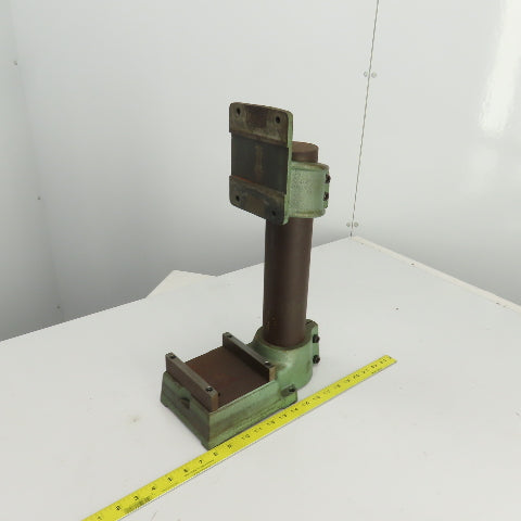 Famco BT-5 Cast Iron 19" OAH Adjustable Height Machine Column Head 5" x 5" Base